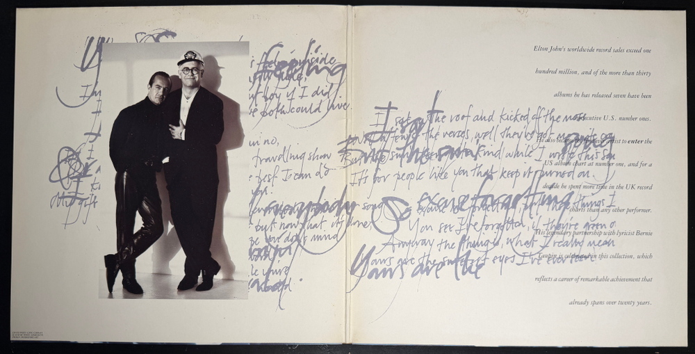 Elton John - The Very Best Of Elton John 2LP (Европа 1990г.)