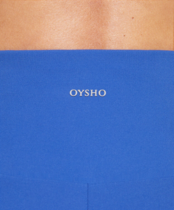 OYSHO Велосипедки Hot Pants Comfortlux с высокой посадкой длиной 10 см, ярко-синий