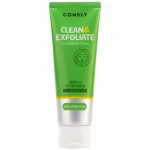 CONSLY Пенка для умывания отшелушивающая с AHA BHA PHA кислотами Clean & Exfoliate, 120 мл