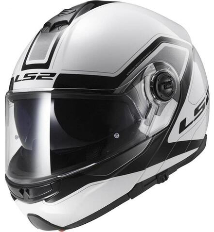 LS2 Мотошлем снегоходный с подогревом FF325 STROBE ELECTRIC SNOW CIVIK белый