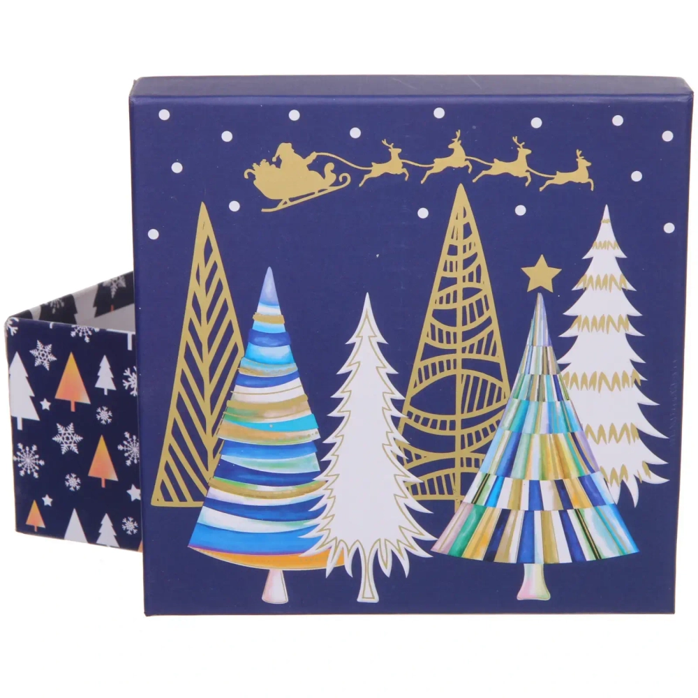 Коробка подарочная «Зимнее очарование» 20*20*9,5 см