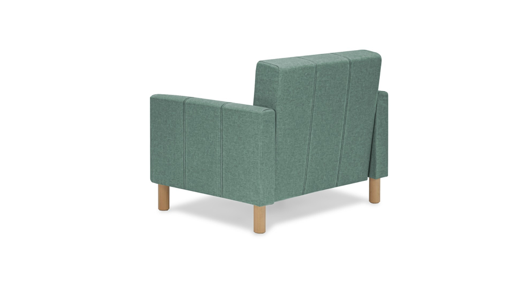 Кресло-кровать Уют Лайт Strong Plus 07 95*84*82 см, Зеленый Рогожка Выкатной Фиеста