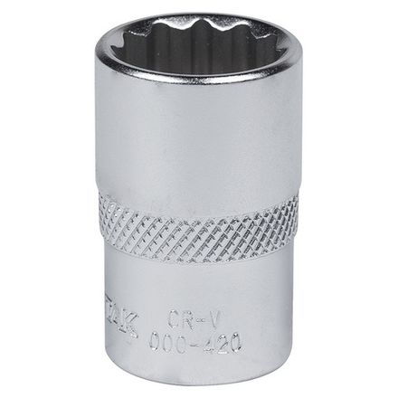 Цена на МАСТАК (000-42021) Головка торцевая стандартная двенадцатигранная 1/2", 21 мм