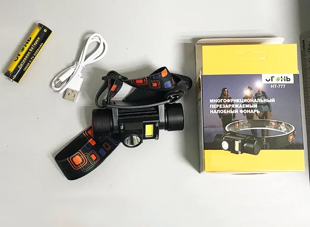 Фонарь налобный Огонь HТ-777