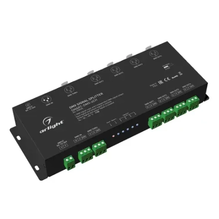DMX-сплиттер SMART-DMX-4CH 12-36V XLR3 Arlight 028435