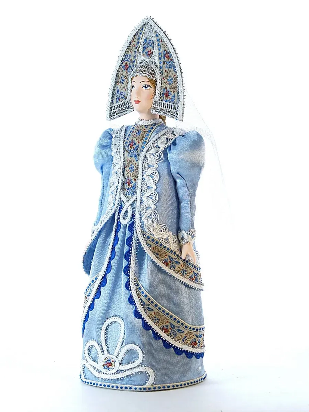 Кукла фарфоровая Русская снегурочка