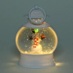 Сувенир с подсветкой «Снеговик-Снежная зима» 8,5*4*12 см