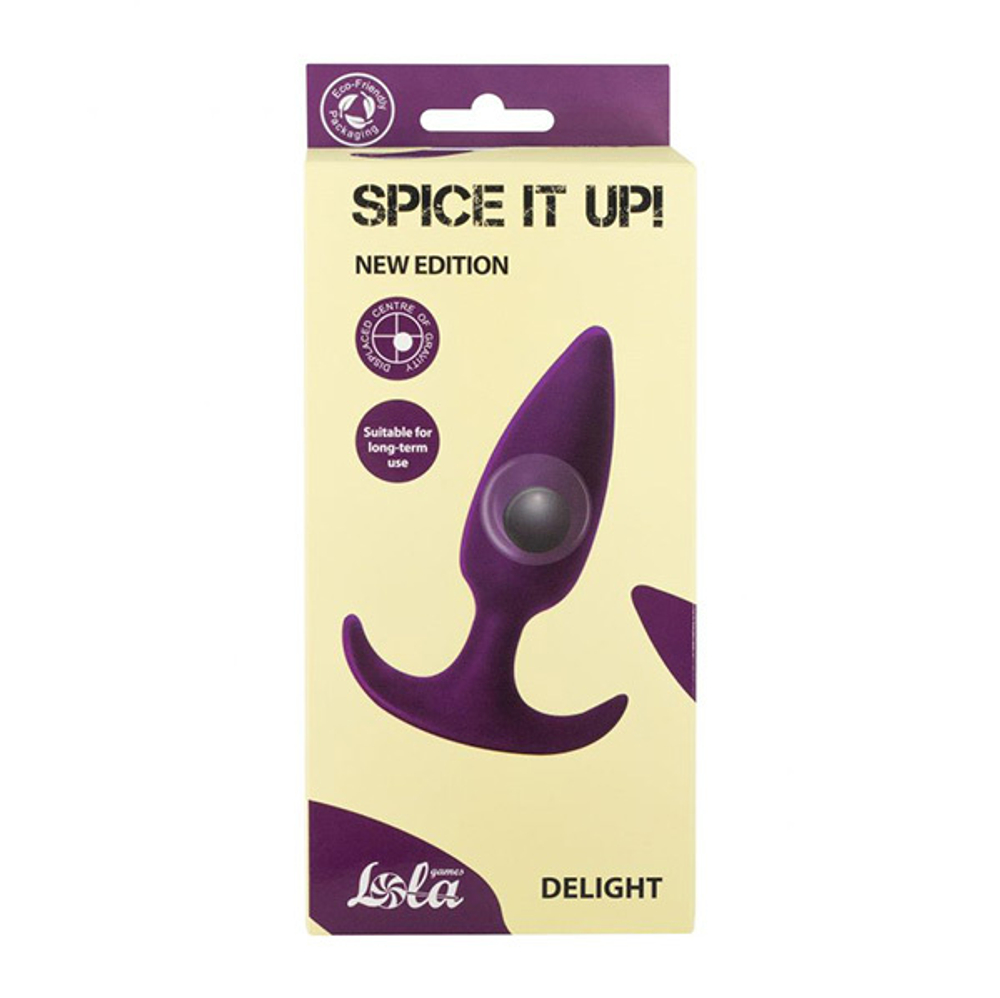 Фиолетовая анальная пробка 10,5см Lola Games Spice It Up Delight 8010-04lola