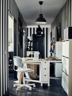 IKEA SKURUP  (ИКЕА СКУРУП)  -  Подвесной светильник, черный, 38 см