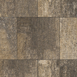 Тротуарная плитка КВАДРАТ 500х500 мм - Листопад гладкий Старый замок