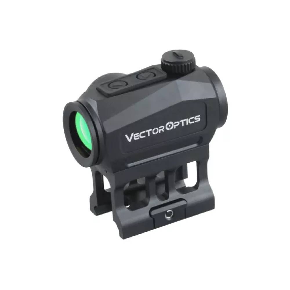 Коллиматорный прицел Vector Optics Scrapper 1x22 Solar Power Multi Reticles ( закрытый, 2 MOA, с 2 кронштейнами на Weaver/Picatinny