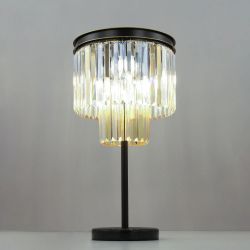 Citilux Мартин CL332862 Настольная лампа хрустальная Шампань