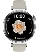 Смарт часы PARASMART Arielle GT4mini (силиконовый ремешок, серебристый)