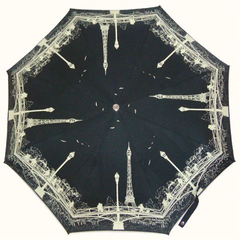 Чёрный зонтик Мост Искусств, Франция