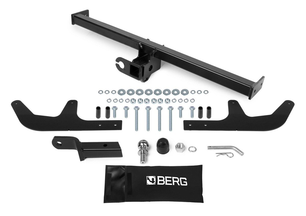 Фаркоп под квадрат c электрикой Smart для Lada Largus Cross (Лада Ларгус Кросс) универсал 2014-2021 2021-н.в., шар E, 1300/75 кг, F.6017.005