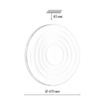 Потолочный светодиодный светильник Sonex FASS WOOD 7674/EL