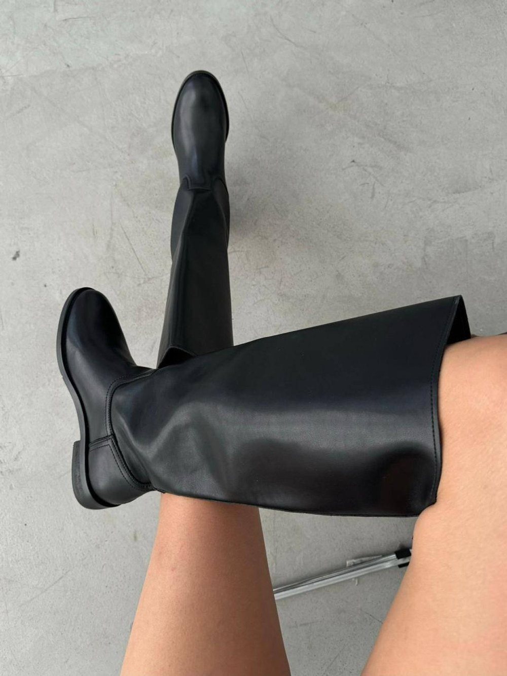 Сапоги из натуральной кожи