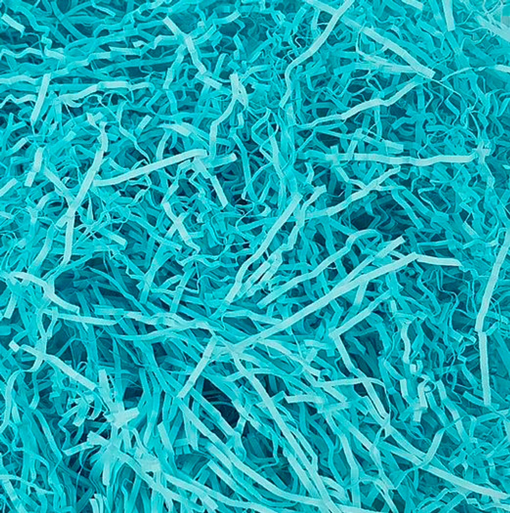 Наполнитель для коробок Бумажный Голубой 100 гр