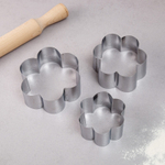 Набор вырубок металлических "Цветок" 12*12*5 см, 3 шт