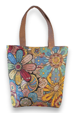 Гобеленовая сумка Мозаика цветы (39х39х12)