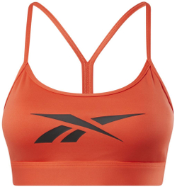 Теннисный бюстгальтер Reebok Womens Lux Skinny Strap - Red
