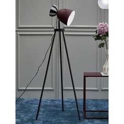 Торшер Anniken, Ø37х145 см, черный/белый/сливовый