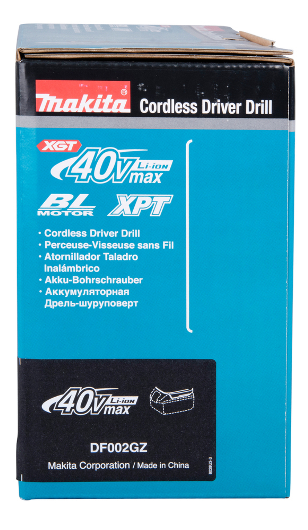 Компактная дрель-шуруповерт XGT® DF002GZ 40В 0 - 2 200 об/мин