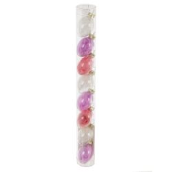 GAEM Набор из 8-ми изделий декоративных подвесных "Яйцо пасхальное" (3*4), L3,5 W3,5 H32 см