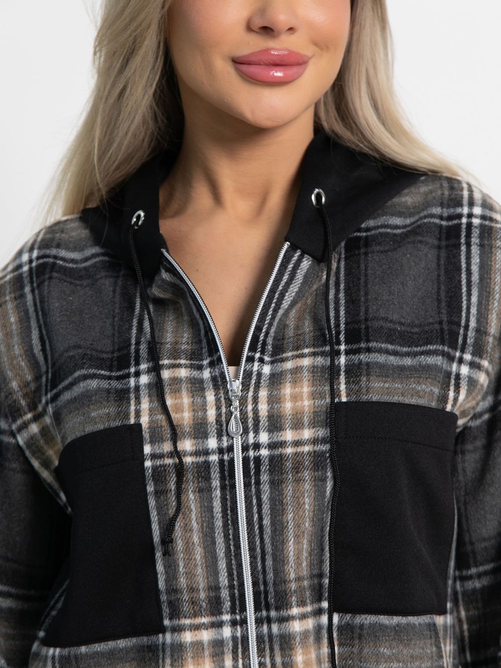 Рубашка Больше чем стиль НЬЮ (серо-бежевая) Б15125-50М LT Collection