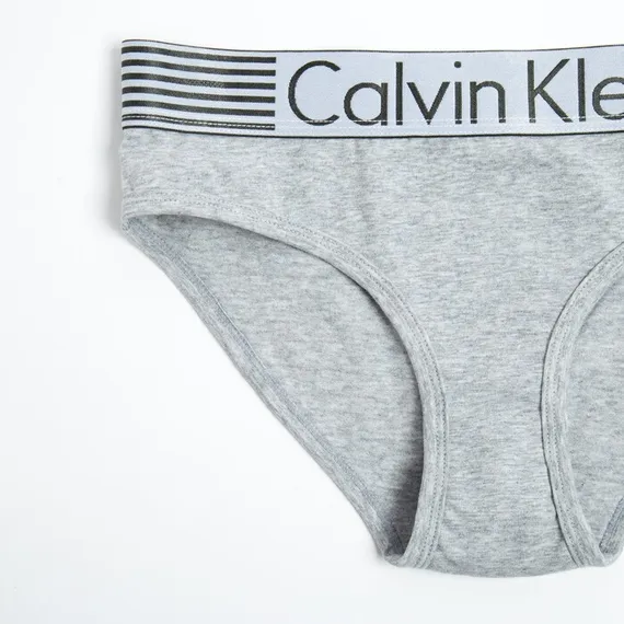 Комплект женский (топ с тонкими лямками, трусы), цвет серый МИКС, размер 44-46