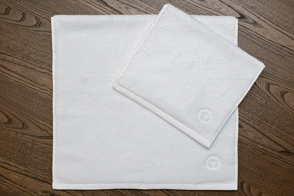 Полотенце 70х140 Garda Decor Соло зеленое