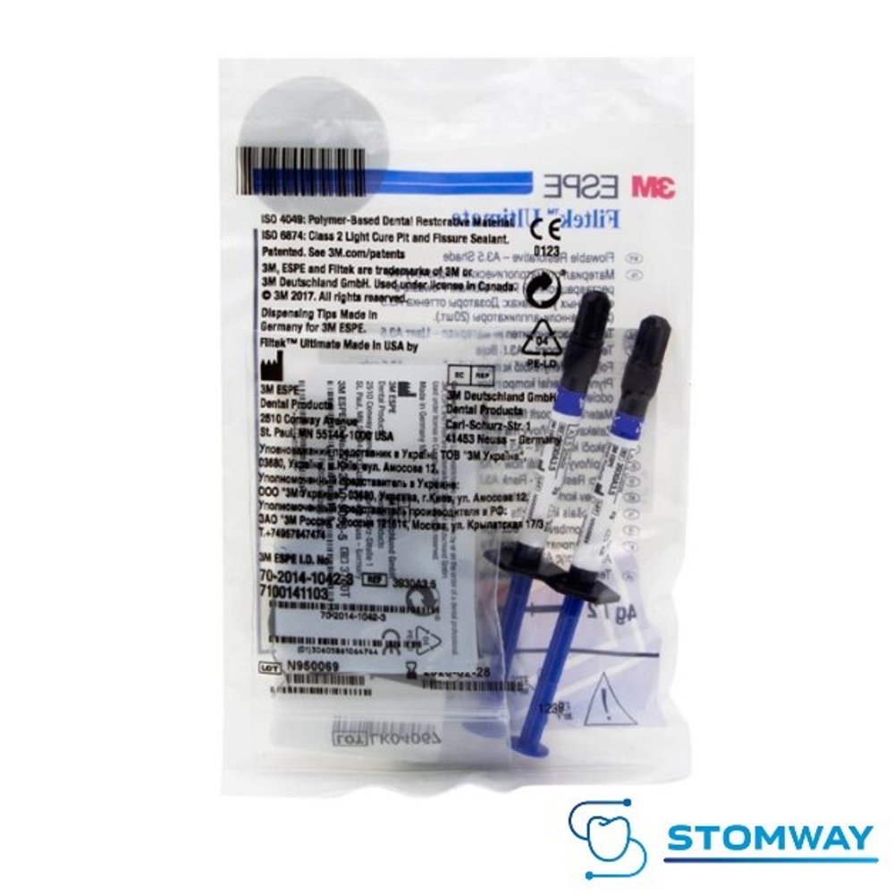 Filtek Ultimate Supreme Flowable A2 (2x2гр.) Филтек Ультимейт Суприм Флоу Flow А2, жидкотекучий