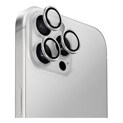 Защитное стекло для камеры Uniq OPTIX AluGuard для iPhone 16 Pro/16 Pro Max (IP6.3P-6.9P(2024)-ALENSSIL) Silver