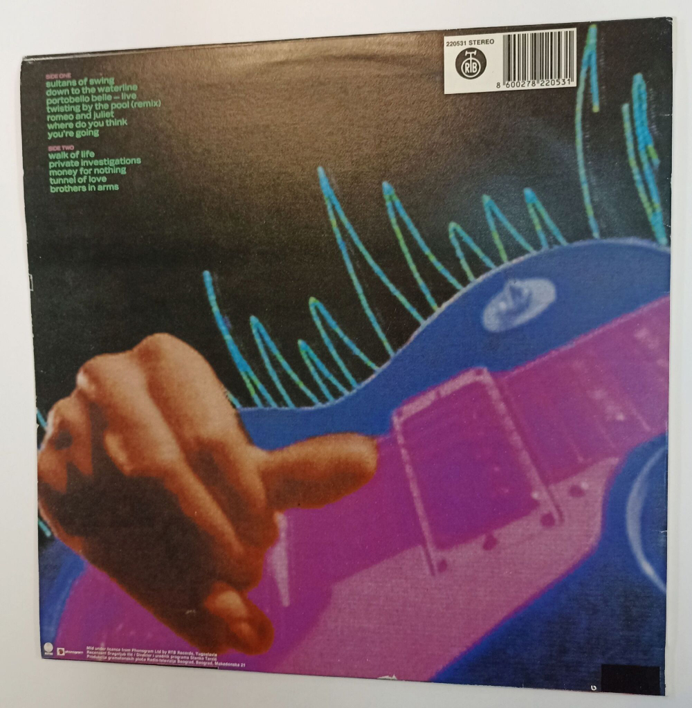 Винтажная виниловая пластинка LP Dire Straits Money For Nothing (Югославия 1989)