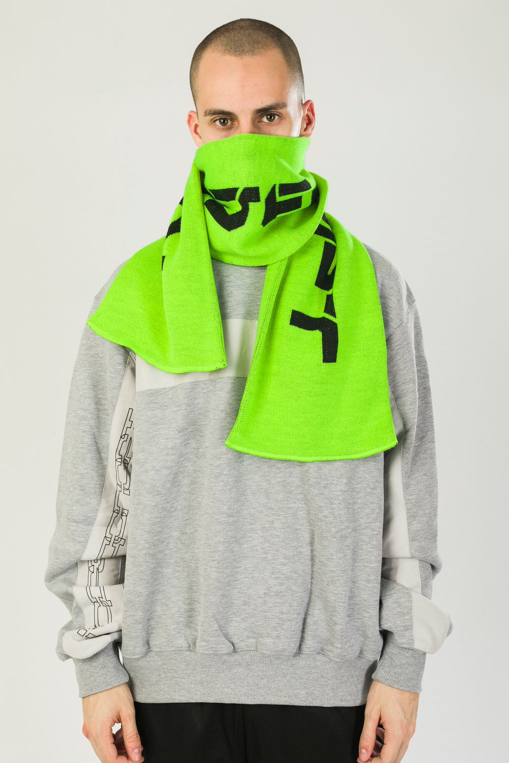 Шарф Cyrillic Флюр Лимон