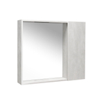 Зеркальный шкаф VIANT "Берлин" 80 правый/левый без света цемент 136х800х700