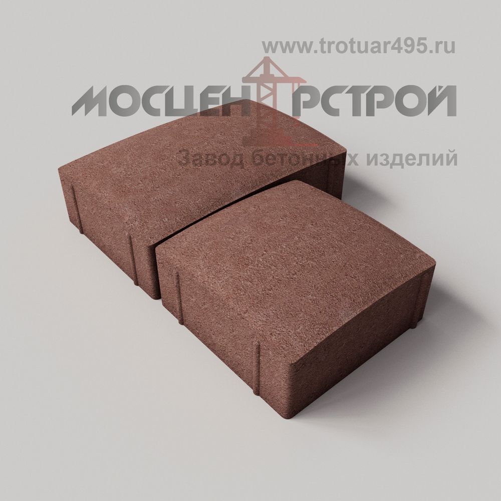 Тротуарная плитка Английский Булыжник 240х160х60