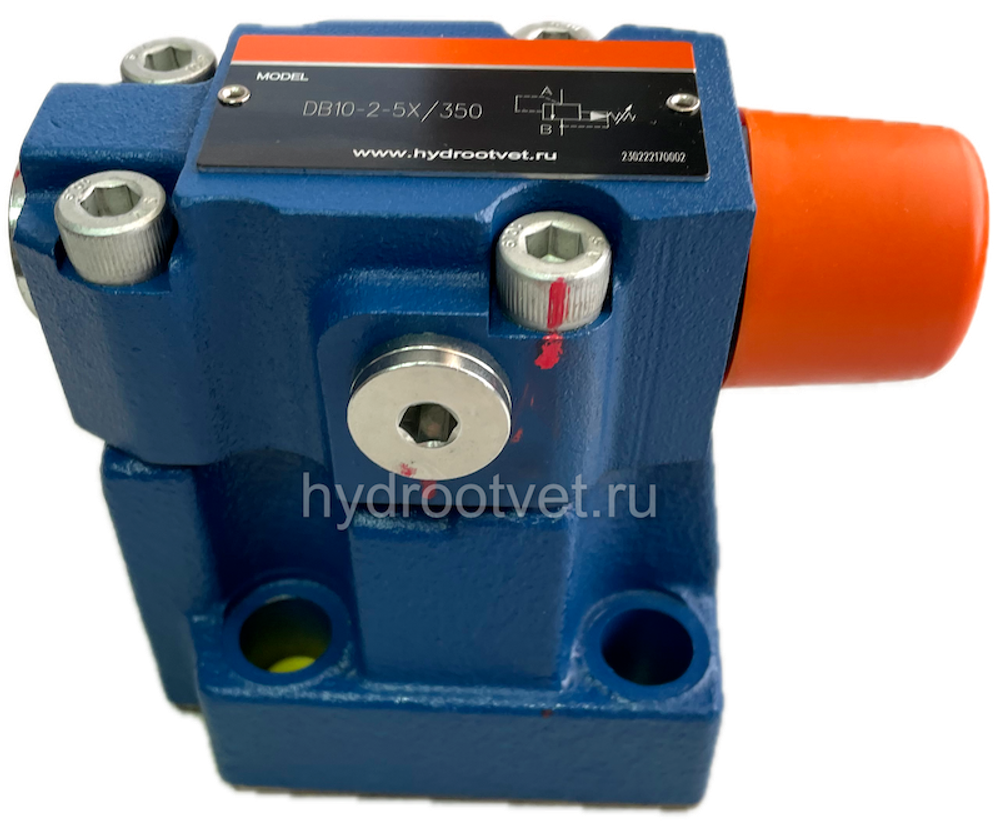DB10-2-5X/100X - Предохранительный клапан Ду10 с давлением настройки до 100 бар, управление - X - внешний