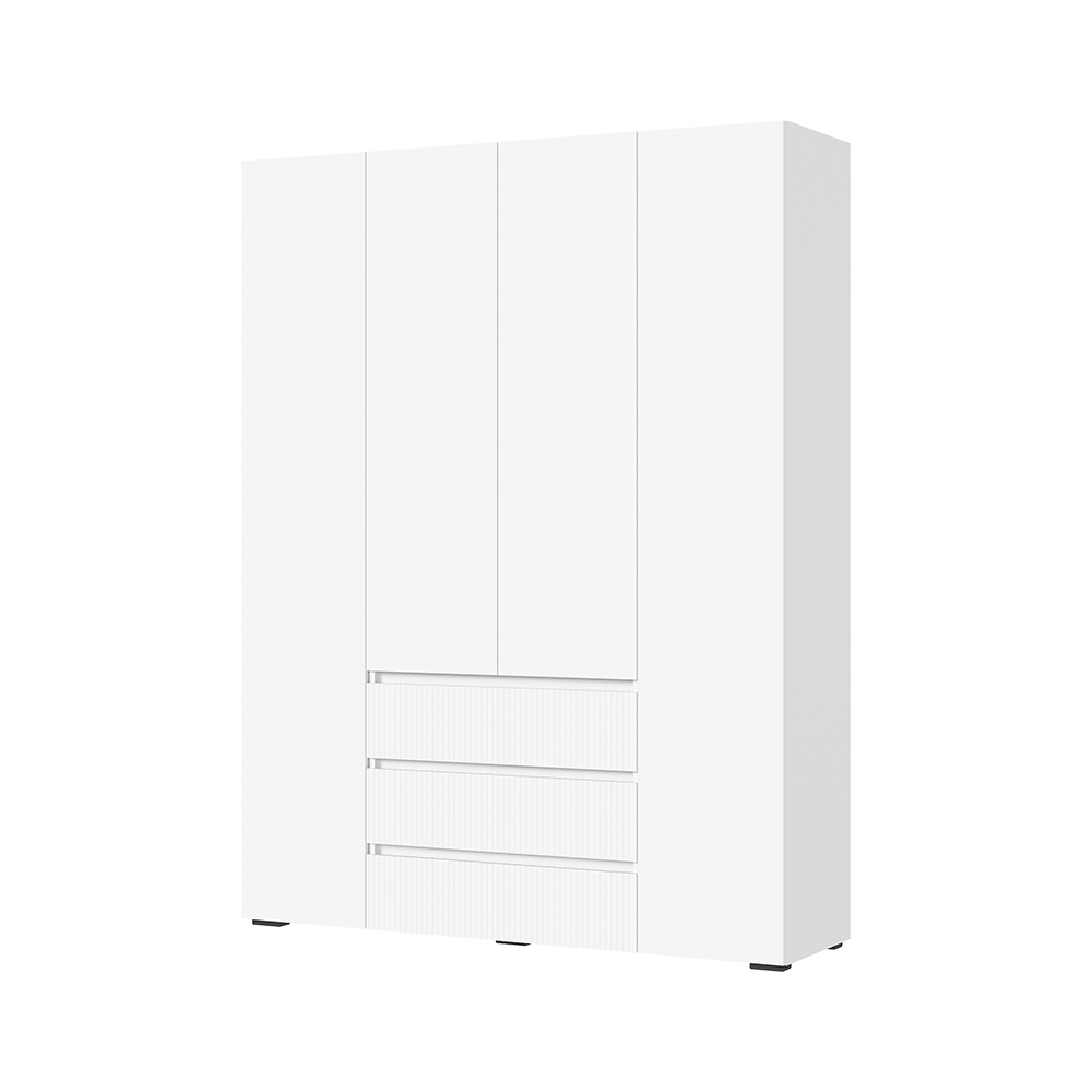 Шкаф четырехстворчатый с ящиками Хелен ШК 05