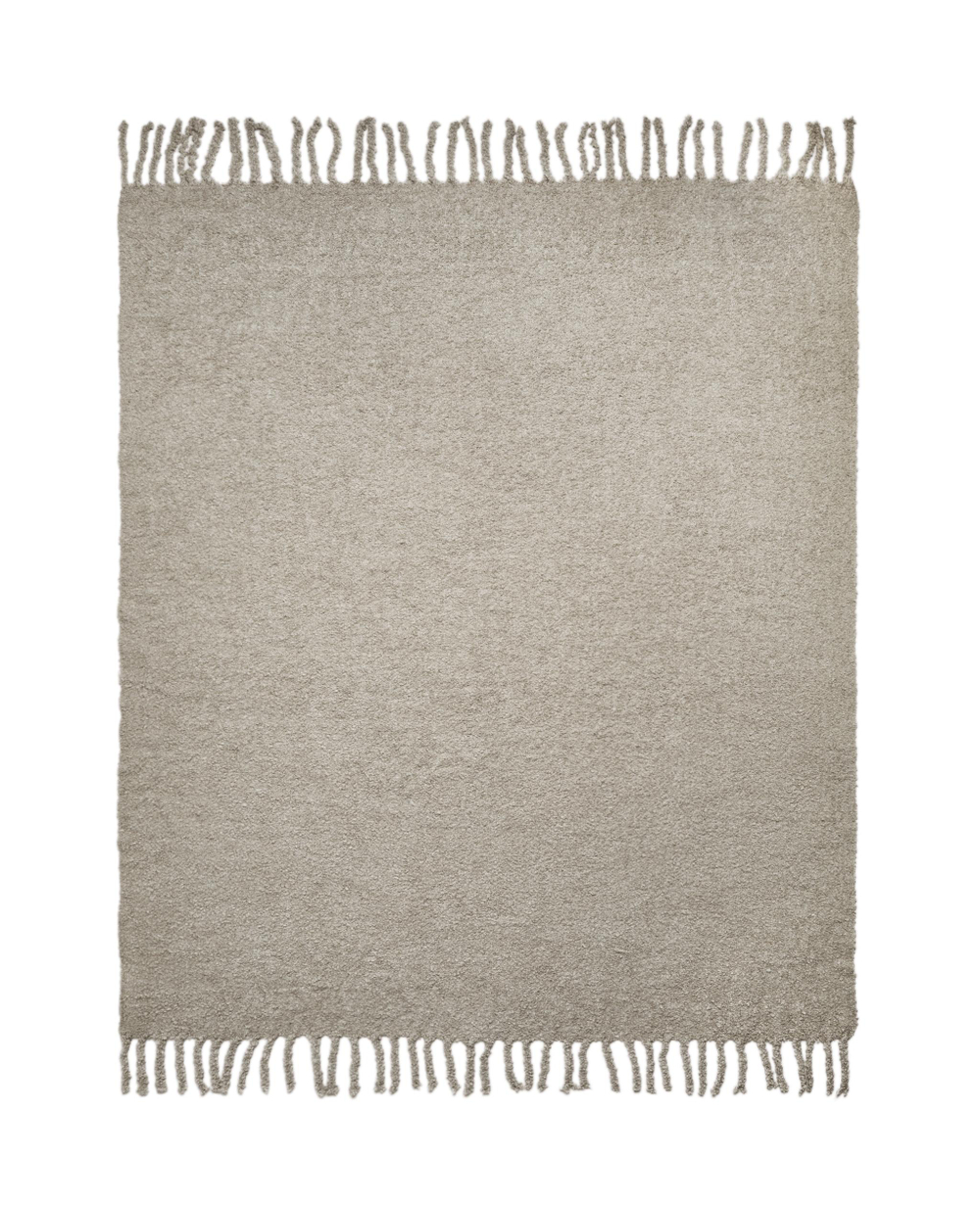 Zara Home плед из полиэстера, серый, 140x190 см