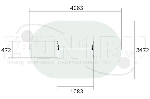 Турник детский «Лев»