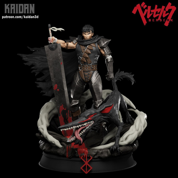 Гатс Берсерк Фигурка Guts Elaine Berserk