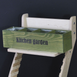 Органайзер для кухни и сада Флоутард из массива сосны в голландском стиле, хаки