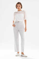 31335 Брюки женские (светло-серый джинс)