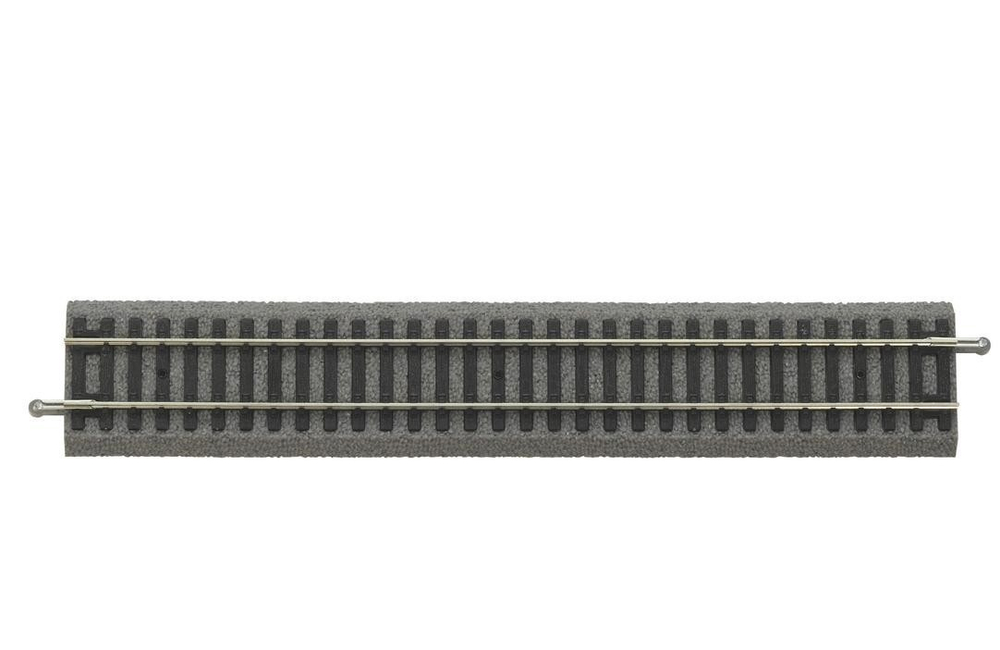 Прямой рельс на балласте G239