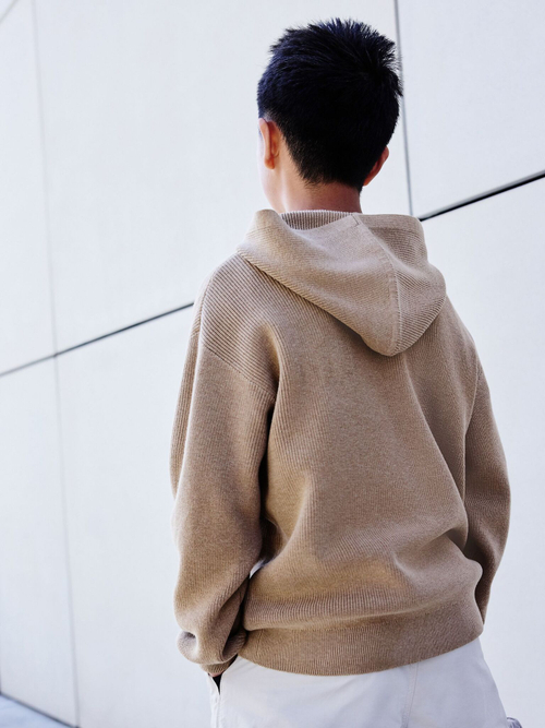 Толстовка с капюшоном для мальчика Next K84-114, Бежевый