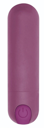 Фиолетовая перезаряжаемая вибропуля 7 Speed Rechargeable Bullet - 7,7 см. (Цвет: фиолетовый)