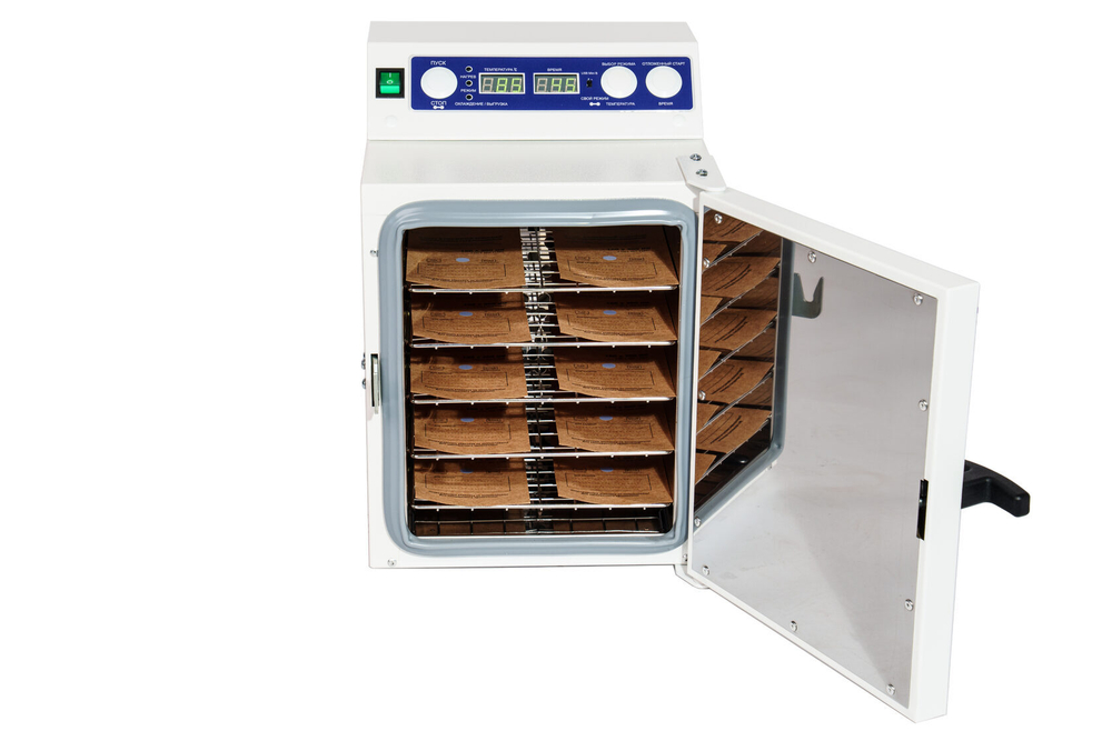 Стерилизатор воздушный медицинский Ферропласт-10 горизонт.с прямоуг.камерой одност.V=10дм3 белый