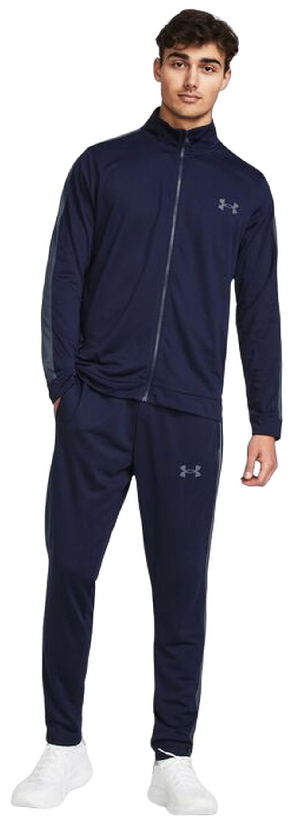 Мужской теннисный костюм Under Armour UA Knit Track Suit - midnight navy/navy