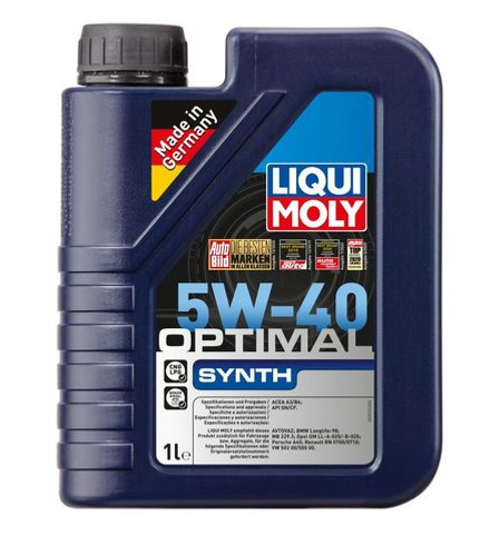 Моторное масло LIQUI MOLY Optimal Synth 5w40 1л